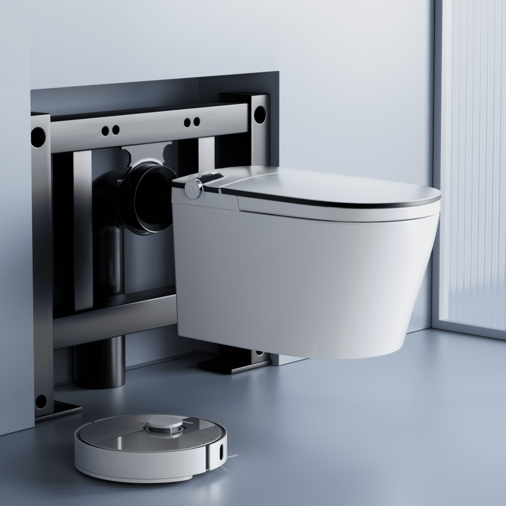 Wall-mounted smart toilet installation tutorial